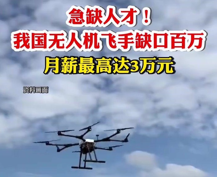 我國無人機行業(yè)運營企業(yè)已超過2萬家，全年產(chǎn)值約為2100億元,“飛行執(zhí)照”成就業(yè)“隱形學歷”