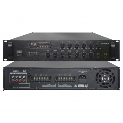 帶MP3藍牙合并式功放 （六分區(qū)獨立可調）